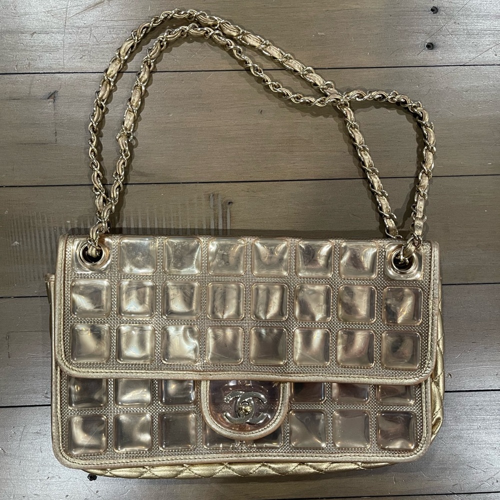 Gold Chanel Purse